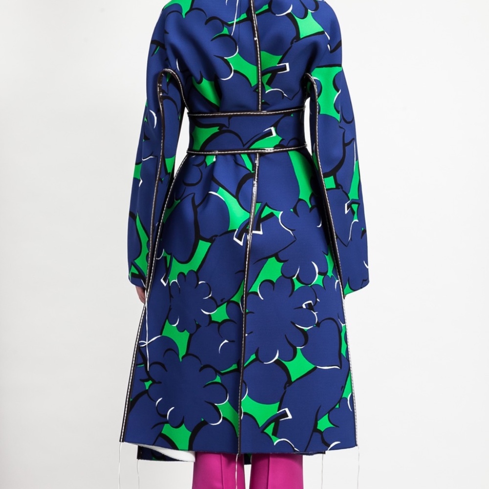 Marni Runway Spangled Marco Drill Coat NWT it40 - Picture 6 of 8